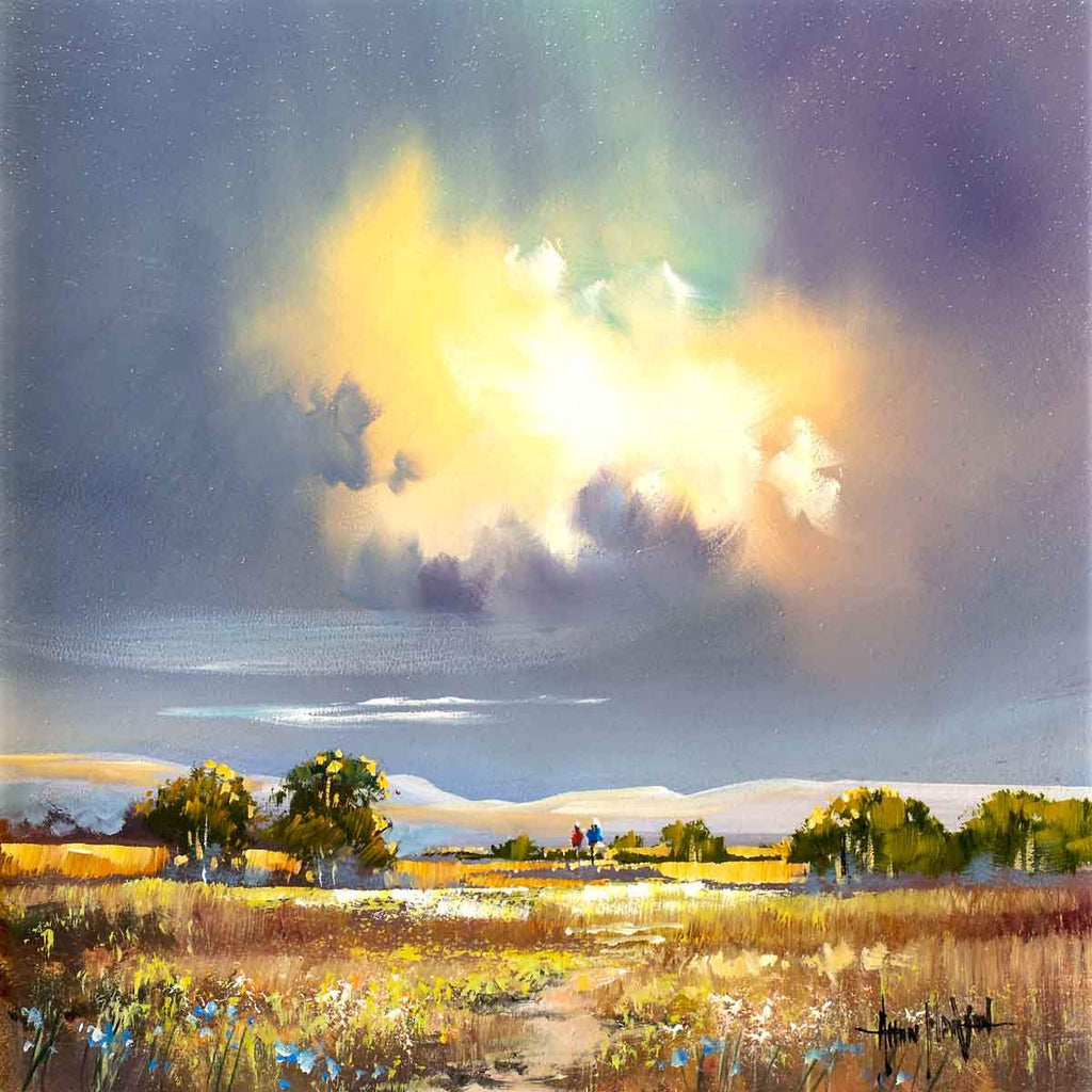 Sunday Strolls - Original - SOLD by artist Allan Morgan - Wyecliffe Galleries