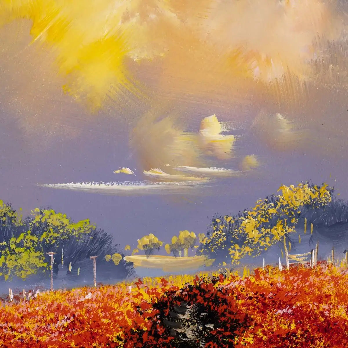 Sundown - Original - SOLD by artist Allan Morgan - Wyecliffe Galleries