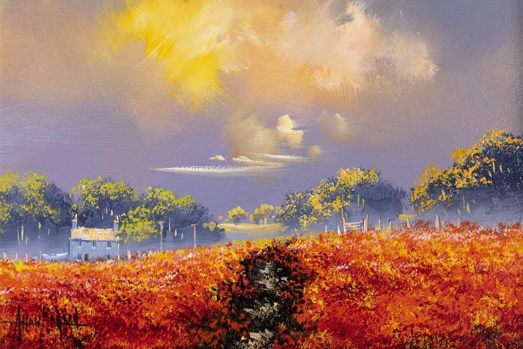 Sundown - Original - SOLD by artist Allan Morgan - Wyecliffe Galleries