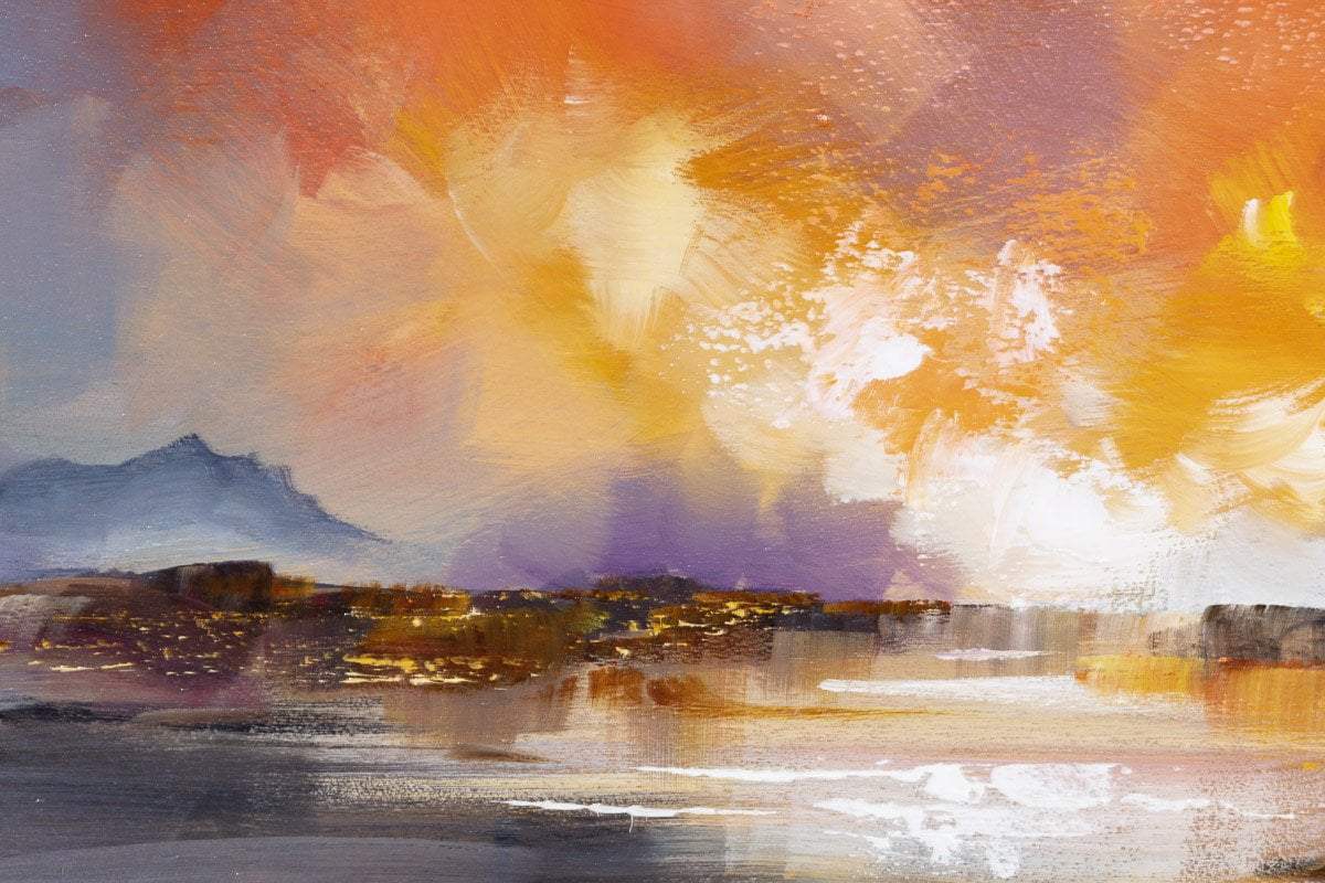 Sunlit Calm - Original - SOLD by artist Allan Morgan - Wyecliffe Galleries