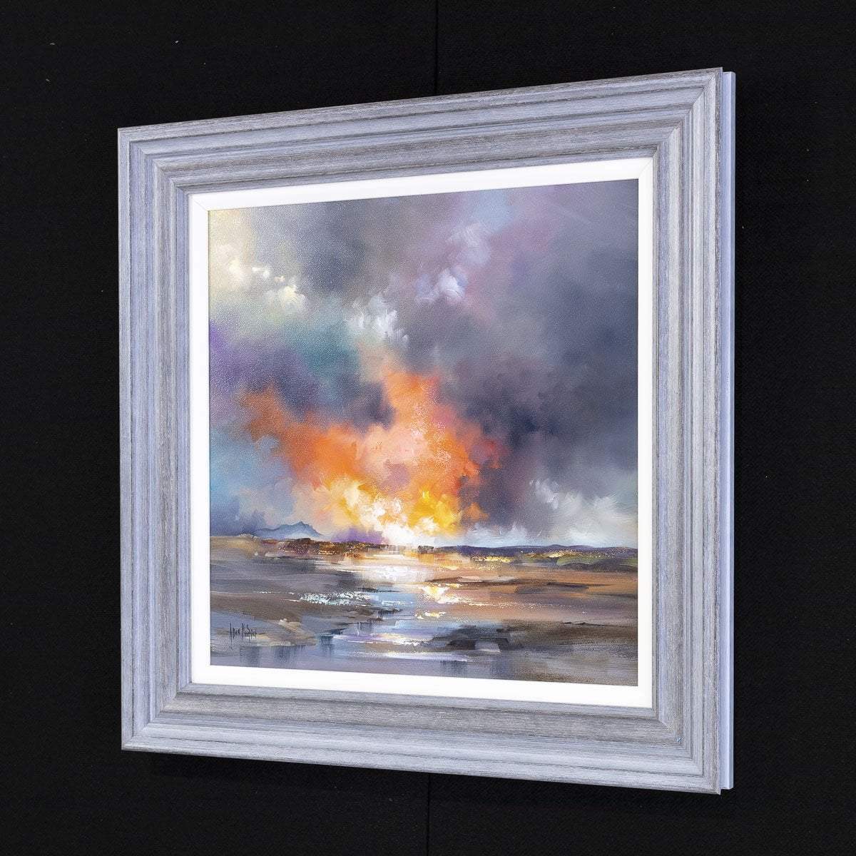 Sunlit Calm - Original - SOLD by artist Allan Morgan - Wyecliffe Galleries