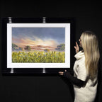 Sunlit Storm - Original - SOLD by artist Allan Morgan - Wyecliffe Galleries