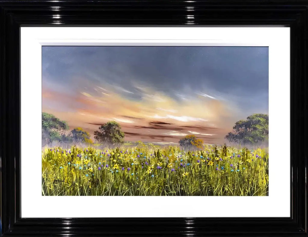 Sunlit Storm - Original - SOLD by artist Allan Morgan - Wyecliffe Galleries