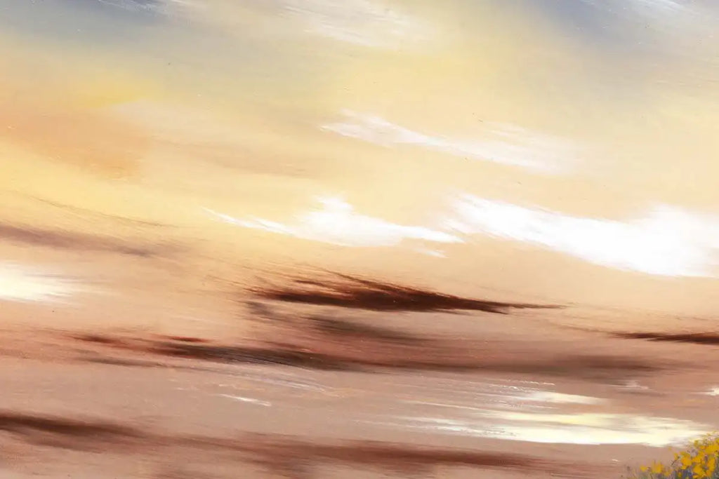 Sunlit Storm - Original - SOLD by artist Allan Morgan - Wyecliffe Galleries