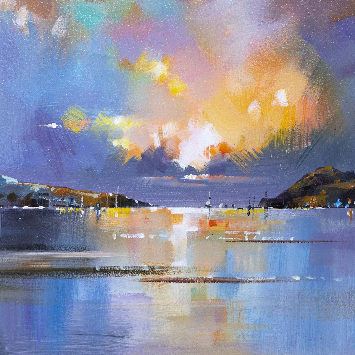 Sunset Cove - Original Allan Morgan Framed