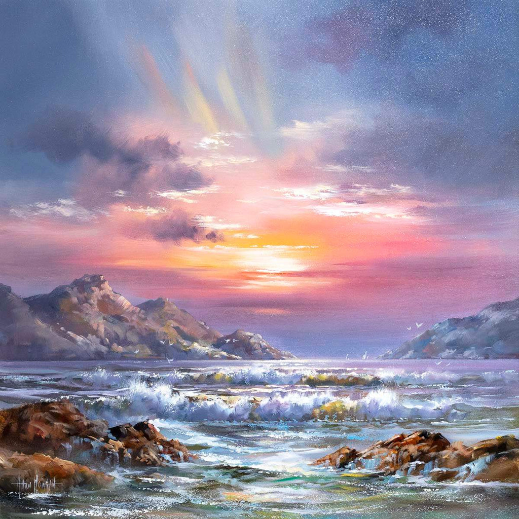 Sunsets on the Horizon - Original - SOLD by artist Allan Morgan - Wyecliffe Galleries