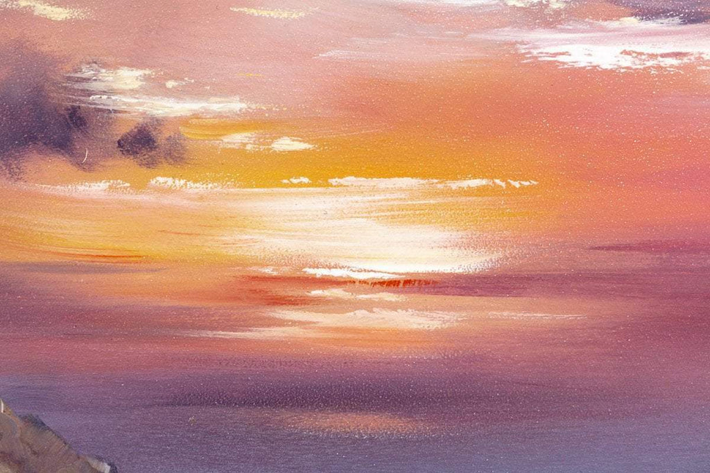 Sunsets on the Horizon - Original - SOLD by artist Allan Morgan - Wyecliffe Galleries