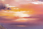 Sunsets on the Horizon - Original - SOLD by artist Allan Morgan - Wyecliffe Galleries