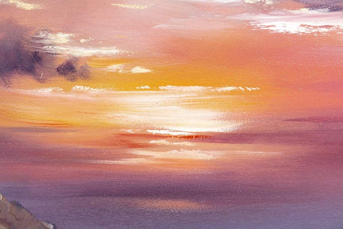 Sunsets on the Horizon - Original - SOLD by artist Allan Morgan - Wyecliffe Galleries
