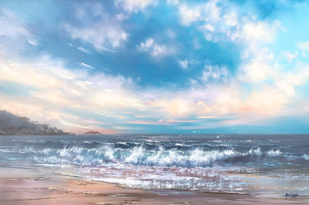 The Motion of the Ocean - Original by artist Allan Morgan - Wyecliffe Galleries