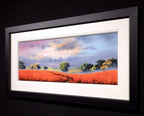 Through The Crimson Field - Original - SOLD by artist Allan Morgan - Wyecliffe Galleries