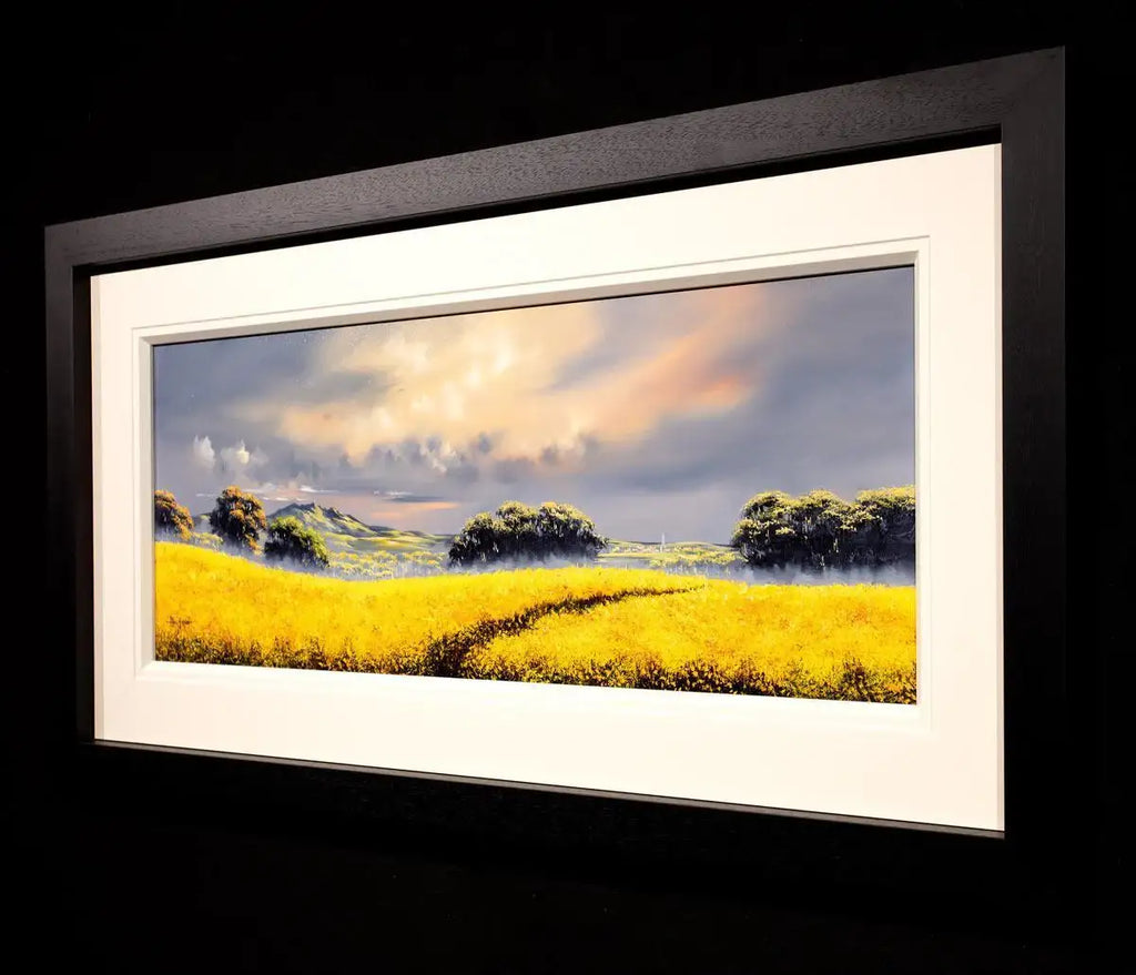 To The Village - Original - SOLD by artist Allan Morgan - Wyecliffe Galleries