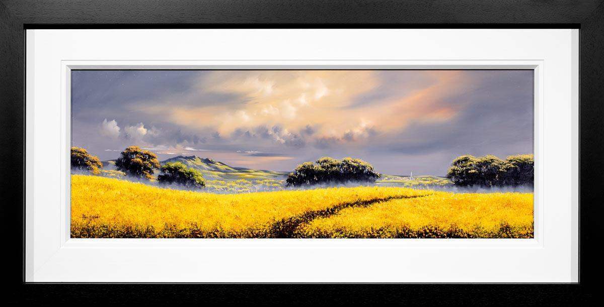 To The Village - Original - SOLD by artist Allan Morgan - Wyecliffe Galleries