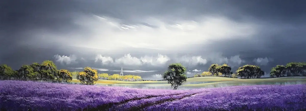 View Point - SOLD by artist Allan Morgan - Wyecliffe Galleries