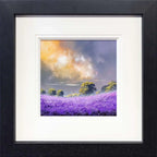 Violet Fields I - Original - SOLD by artist Allan Morgan - Wyecliffe Galleries