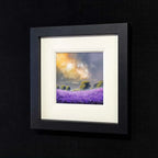 Violet Fields I - Original - SOLD by artist Allan Morgan - Wyecliffe Galleries