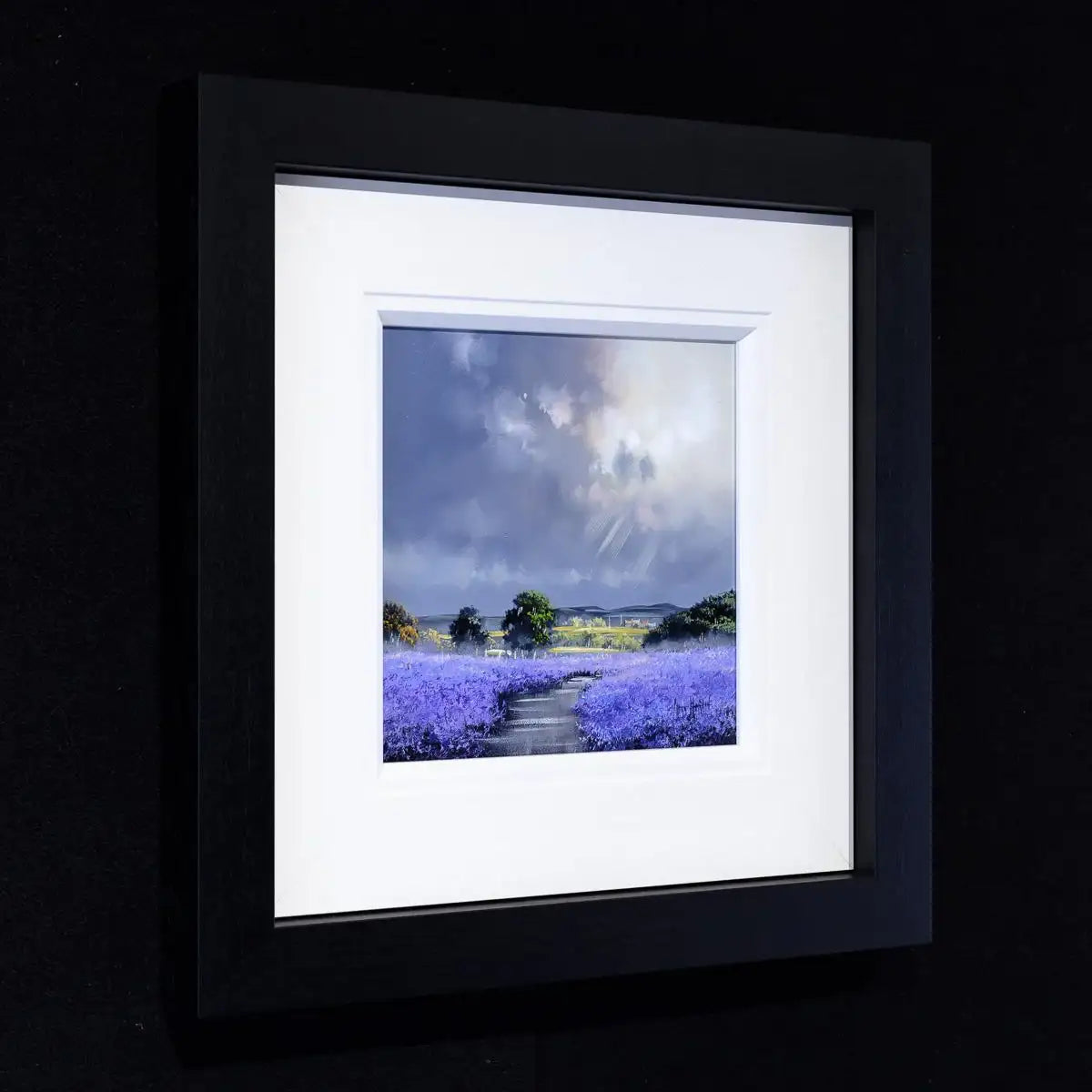 Violet Passage - Original - SOLD by artist Allan Morgan - Wyecliffe Galleries