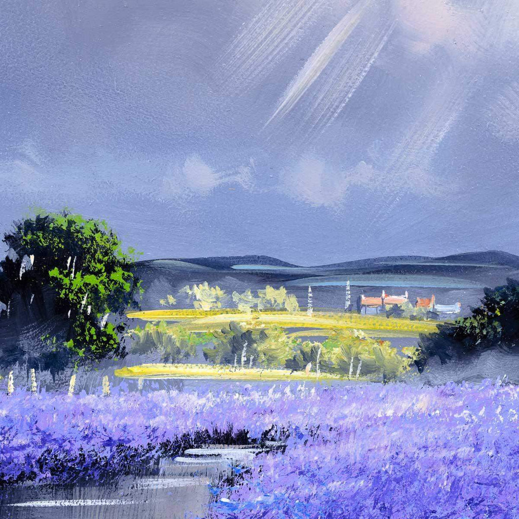 Violet Passage - Original - SOLD by artist Allan Morgan - Wyecliffe Galleries
