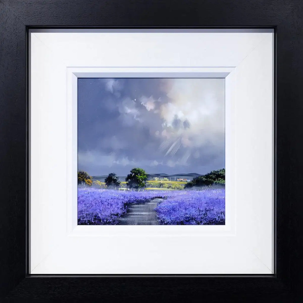 Violet Passage - Original - SOLD by artist Allan Morgan - Wyecliffe Galleries