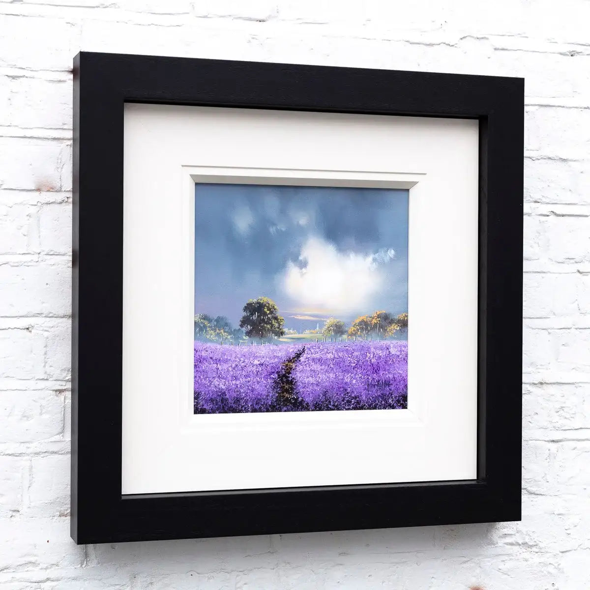 Violet Pathways - Original - SOLD by artist Allan Morgan - Wyecliffe Galleries