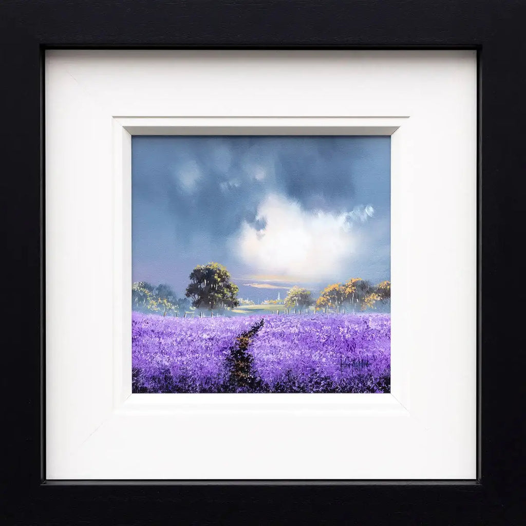 Violet Pathways - Original - SOLD by artist Allan Morgan - Wyecliffe Galleries