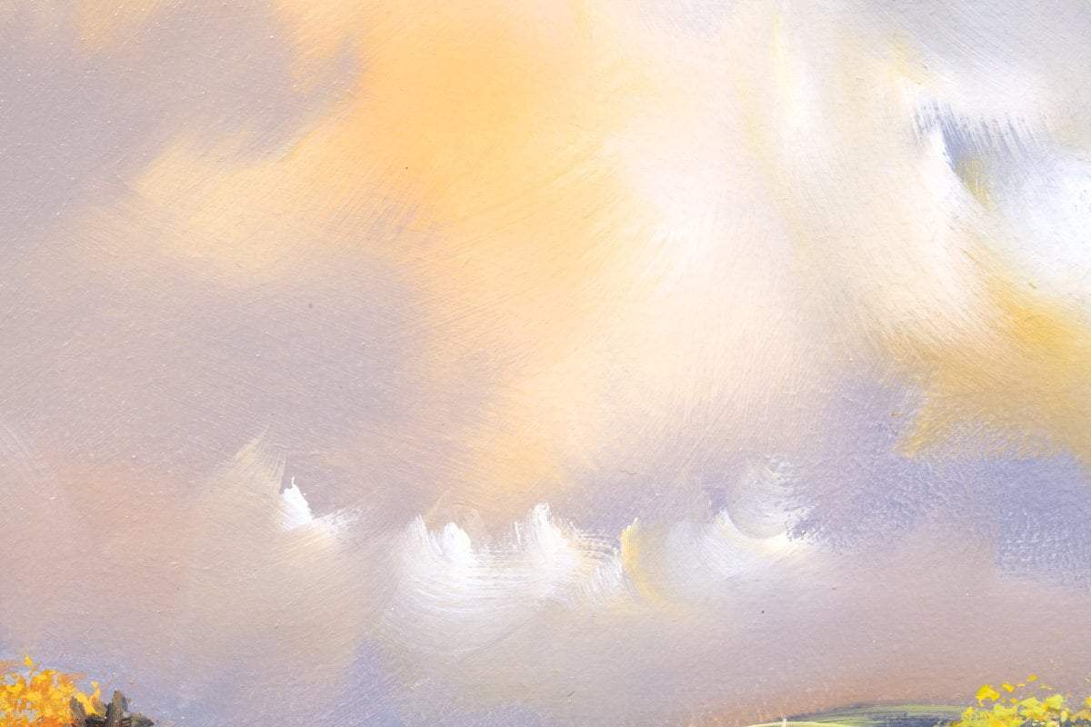 Vivid Skies - Original - SOLD by artist Allan Morgan - Wyecliffe Galleries