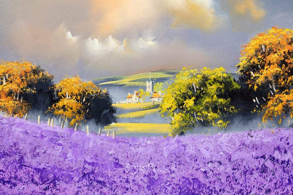 Vivid Skies - Original - SOLD by artist Allan Morgan - Wyecliffe Galleries