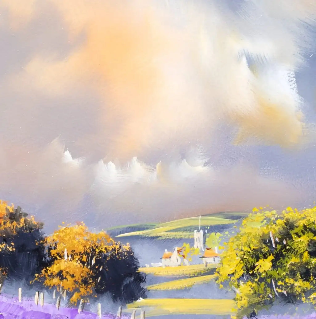 Vivid Skies - Original - SOLD by artist Allan Morgan - Wyecliffe Galleries