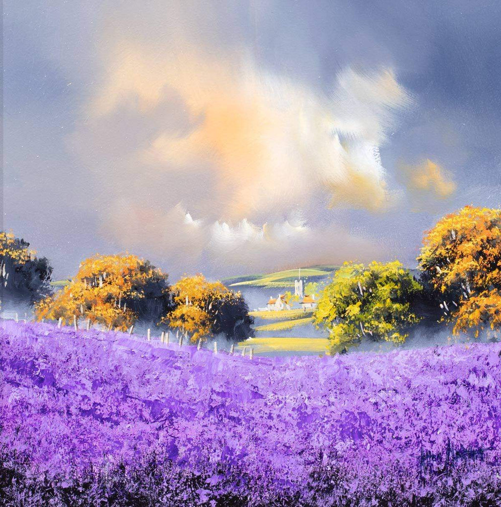 Vivid Skies - Original - SOLD by artist Allan Morgan - Wyecliffe Galleries