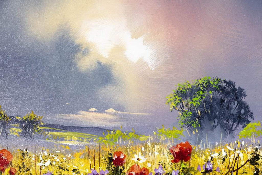 Watching the Wildflowers Blossom - Original by artist Allan Morgan - Wyecliffe Galleries