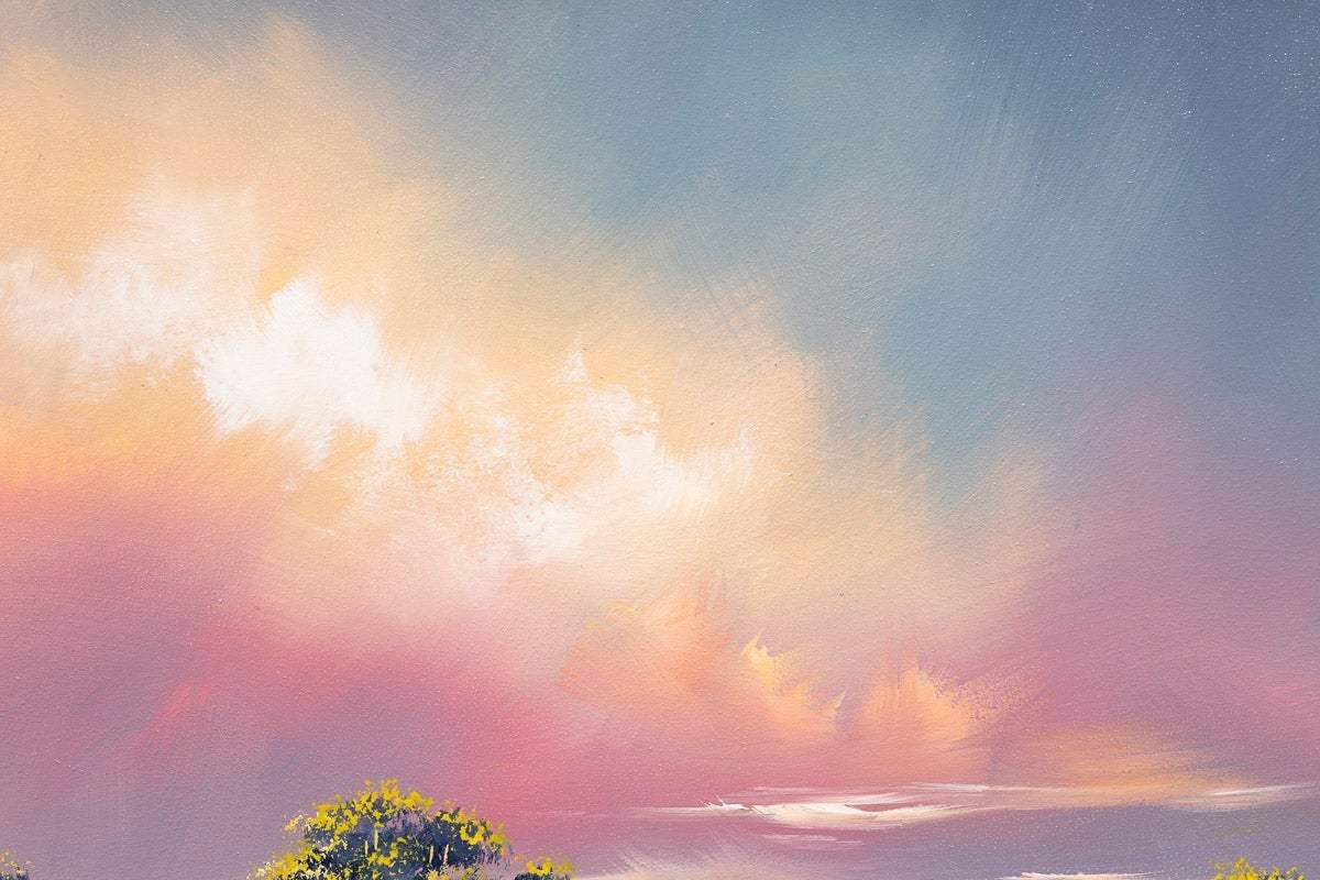 When The Storm Subsides - Original - SOLD by artist Allan Morgan - Wyecliffe Galleries