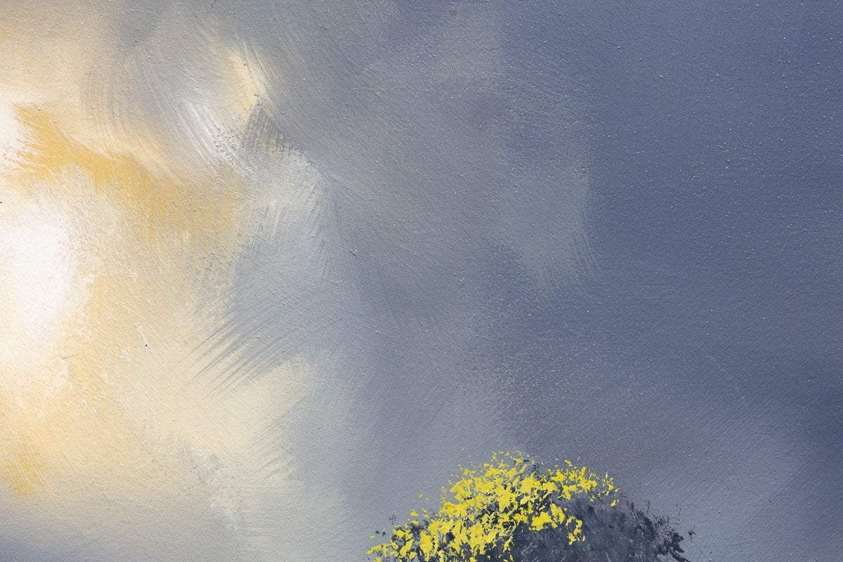 Wild Flower II - Original - SOLD by artist Allan Morgan - Wyecliffe Galleries