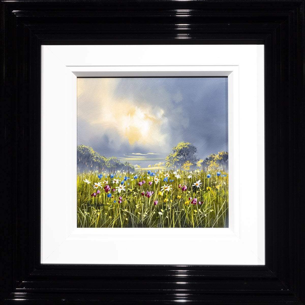 Wild Flower II - Original - SOLD by artist Allan Morgan - Wyecliffe Galleries