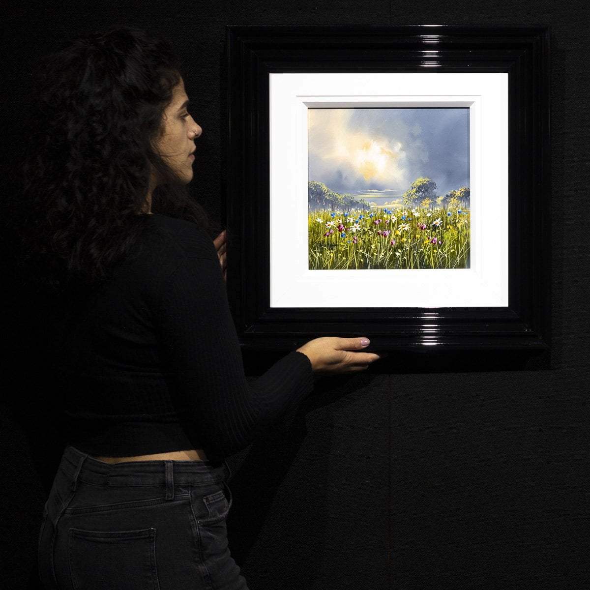 Wild Flower II - Original - SOLD by artist Allan Morgan - Wyecliffe Galleries