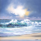 Wild Waves - Original - SOLD by artist Allan Morgan - Wyecliffe Galleries