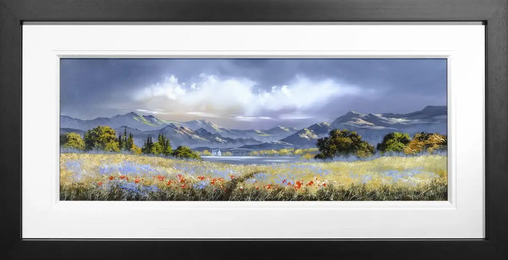 Wildflowers - SOLD by artist Allan Morgan - Wyecliffe Galleries