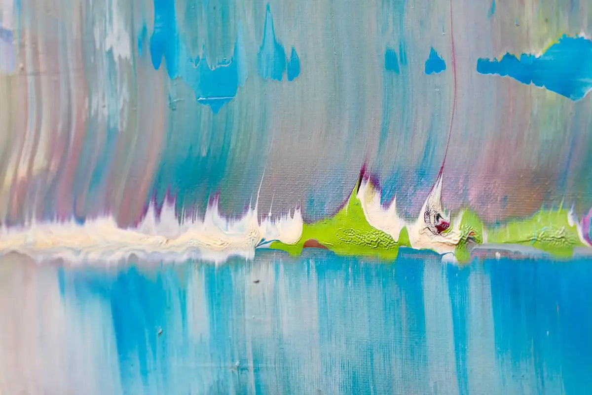 Coastal Fields - Original - SOLD by artist Allan Storer - Wyecliffe Galleries