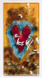 Heart Of Glass IX - Original - SOLD by artist Amanda Jones - Wyecliffe Galleries