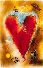 Heart Of Glass VIII - Original - SOLD by artist Amanda Jones - Wyecliffe Galleries
