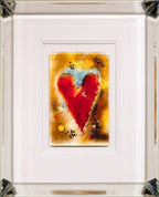 Heart Of Glass VIII - Original - SOLD by artist Amanda Jones - Wyecliffe Galleries