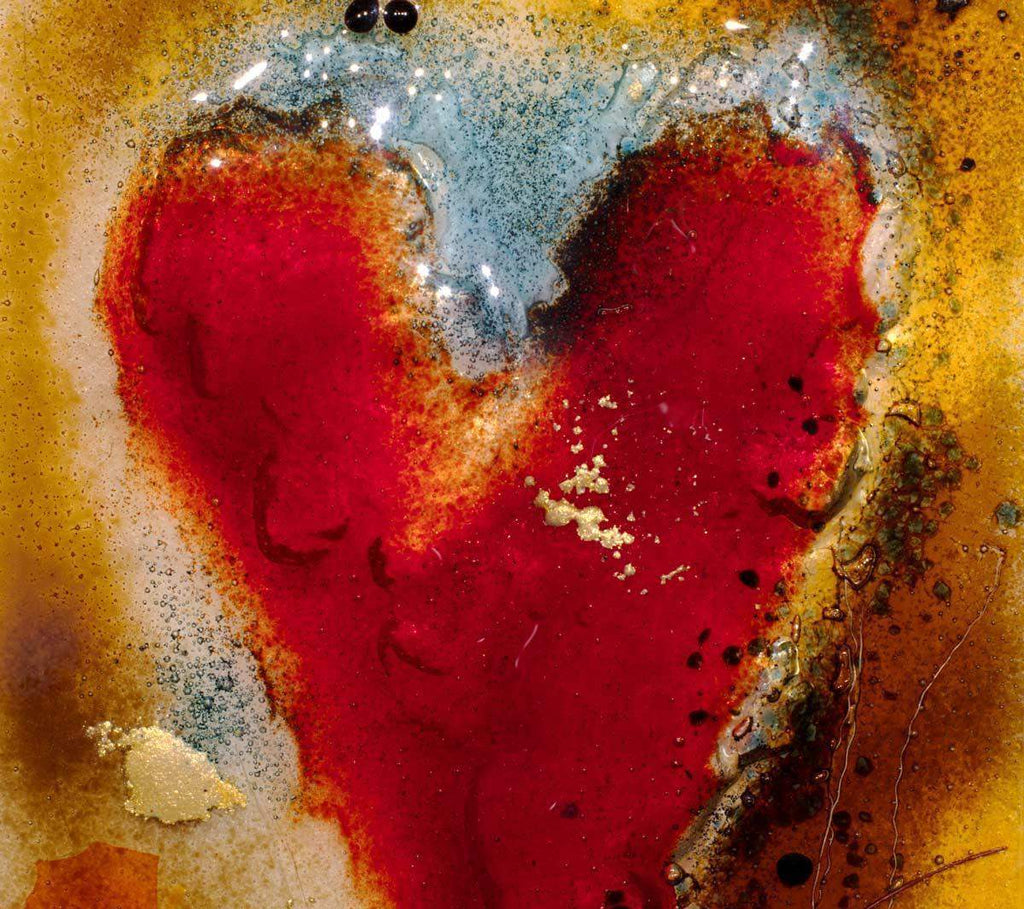 Heart Of Glass VIII - Original - SOLD by artist Amanda Jones - Wyecliffe Galleries
