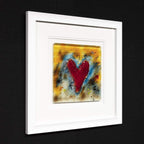 Love Can Be Blue - Original - SOLD by artist Amanda Jones - Wyecliffe Galleries