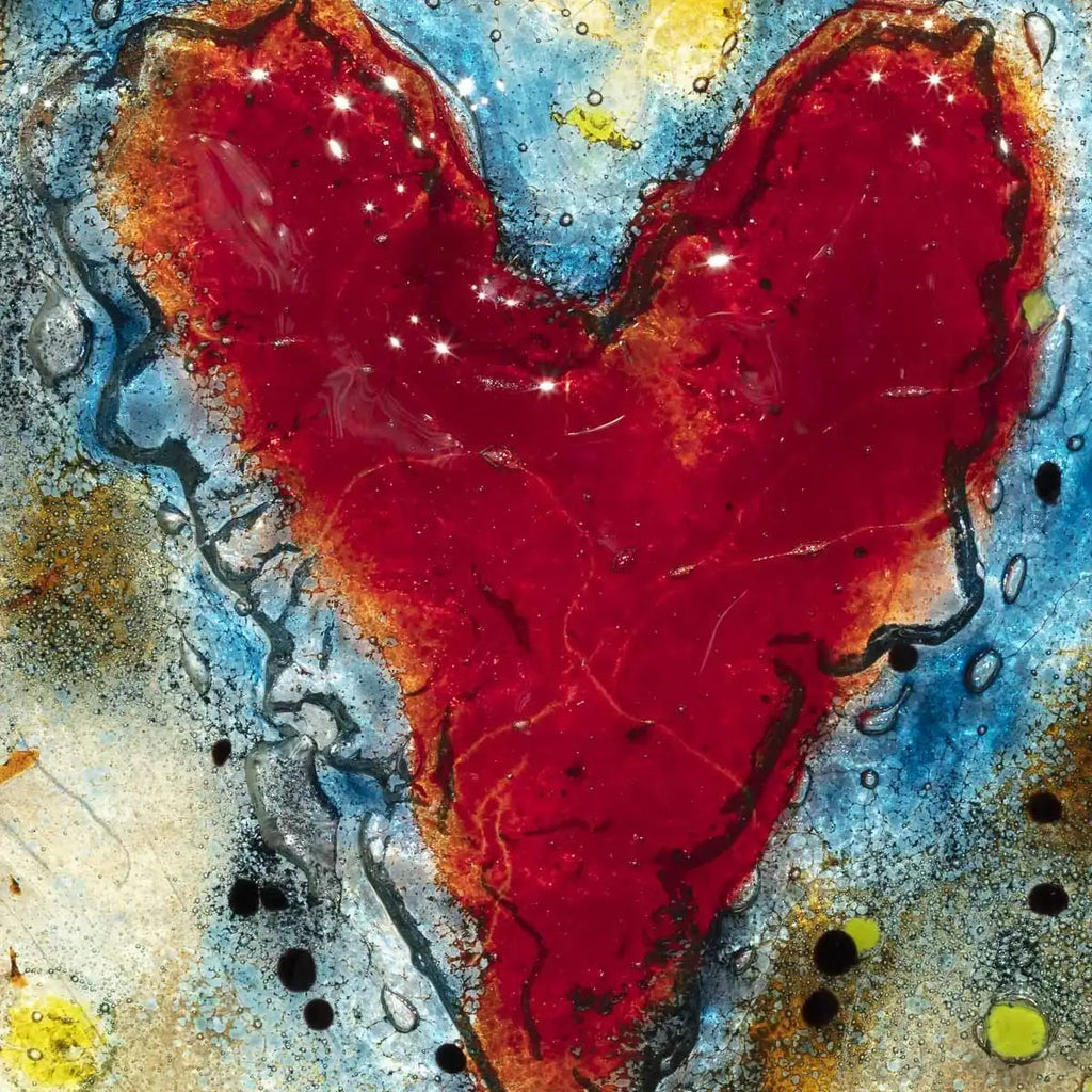 Love Can Be Blue - Original - SOLD by artist Amanda Jones - Wyecliffe Galleries