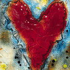 Love Can Be Blue - Original - SOLD by artist Amanda Jones - Wyecliffe Galleries