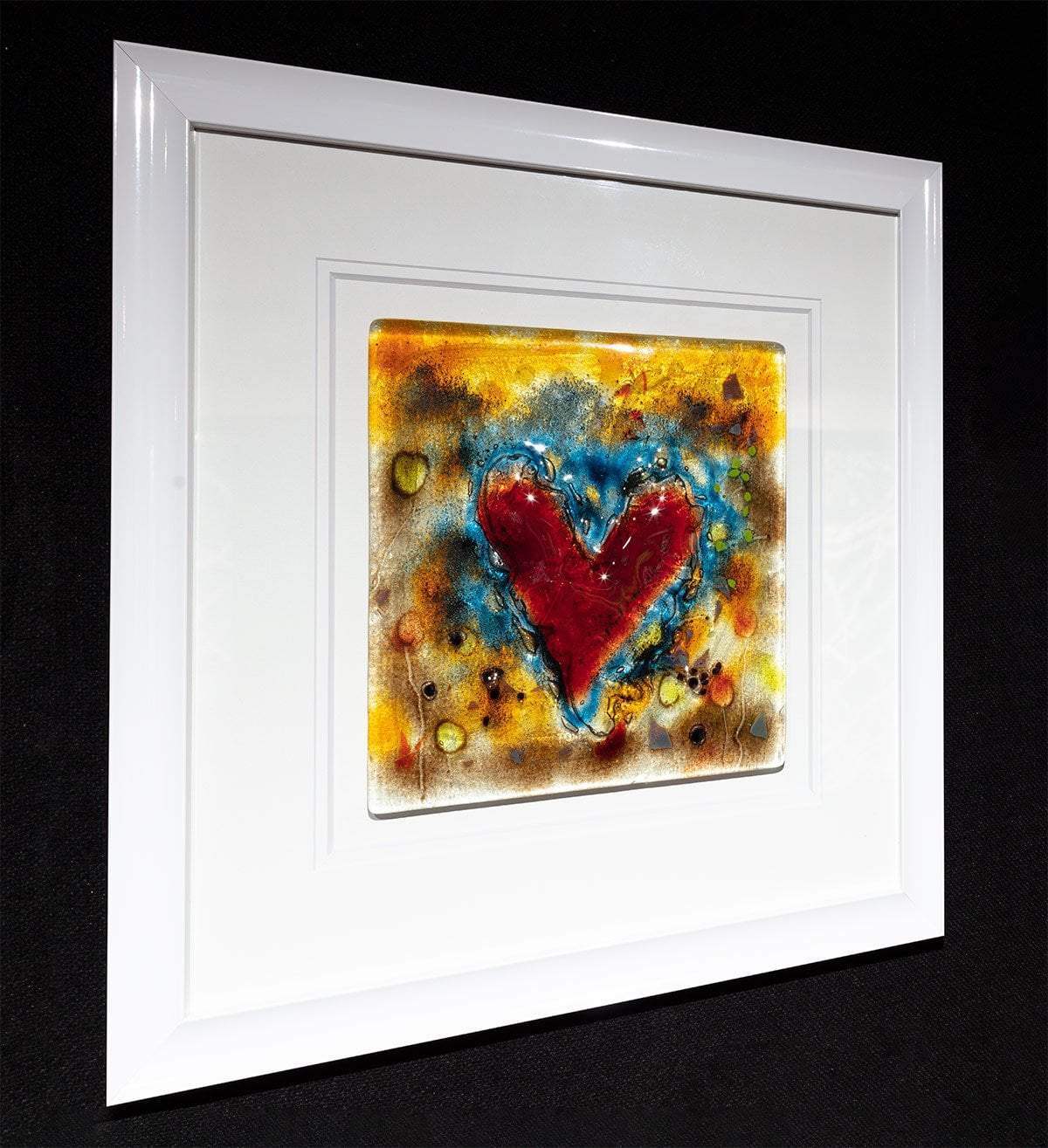 Love Is Heart Shaped - Original - SOLD by artist Amanda Jones - Wyecliffe Galleries