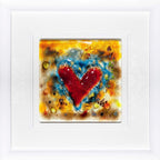 Love Is Heart Shaped - Original - SOLD by artist Amanda Jones - Wyecliffe Galleries