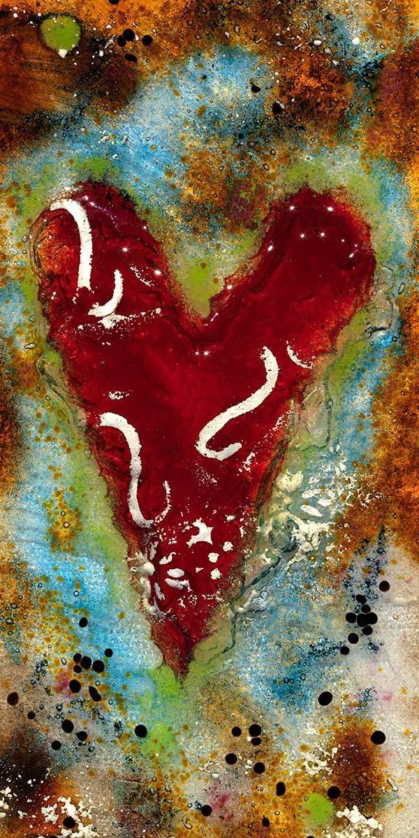 Love Is... - Original- SOLD by artist Amanda Jones - Wyecliffe Galleries