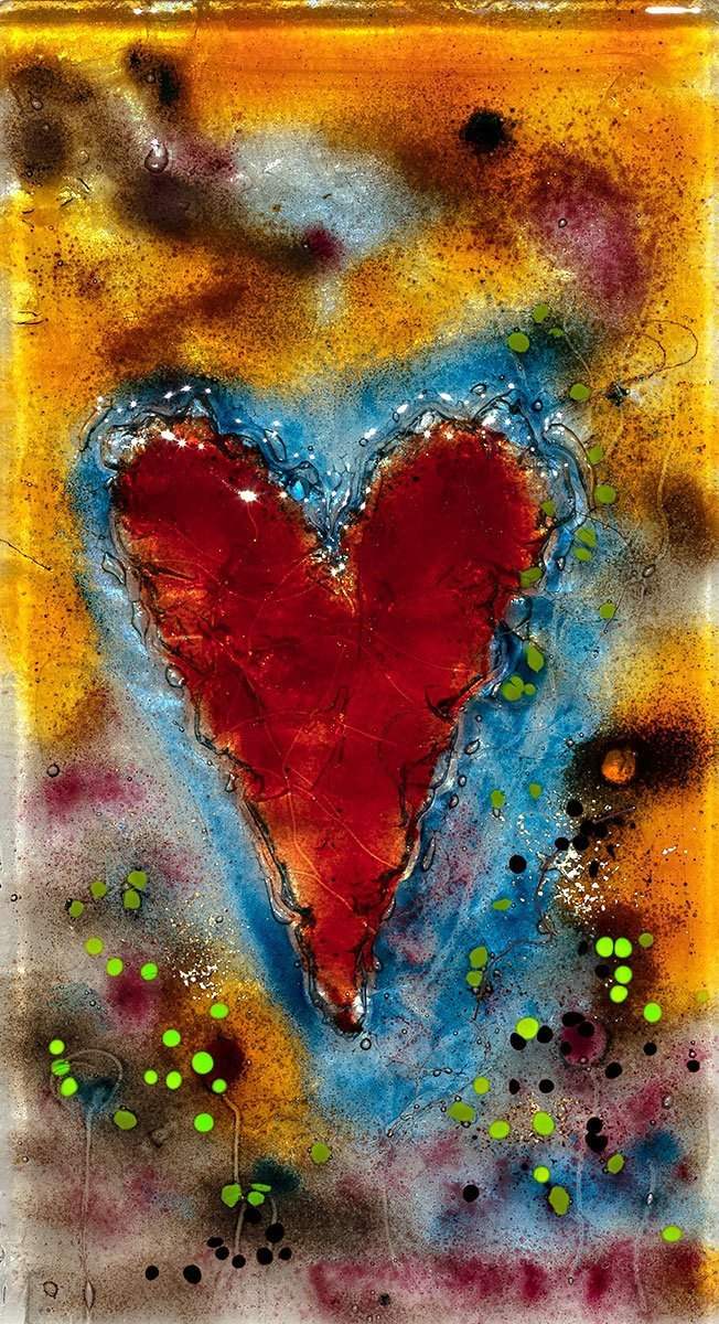 Where My Heart Is - Original - SOLD by artist Amanda Jones - Wyecliffe Galleries