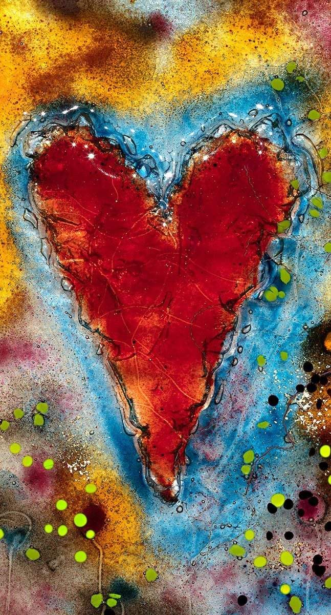 Where My Heart Is - Original - SOLD by artist Amanda Jones - Wyecliffe Galleries