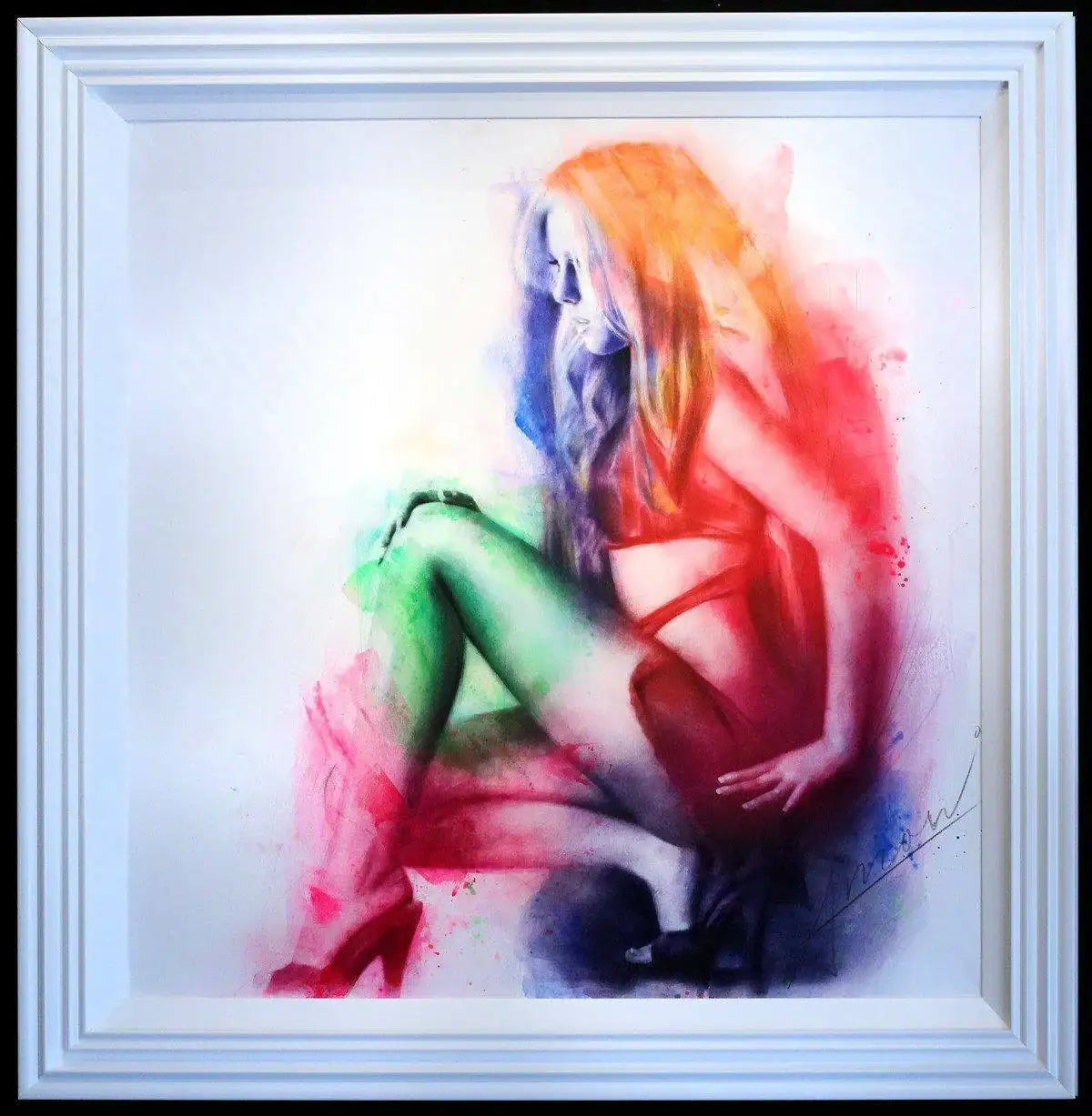 Karina - SOLD by artist Amon Sagyndyk - Wyecliffe Galleries